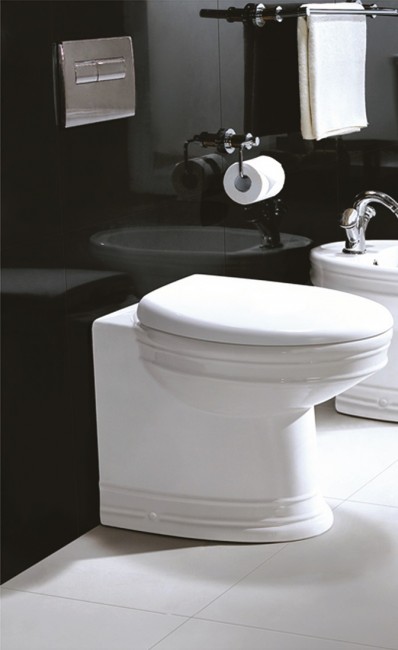 Унитаз приставной CeramaLux 2474 Унитаз приставной CeramaLux 2474