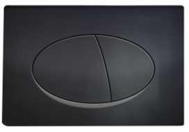 Кнопка для инсталляции чёрный матовый NC-012