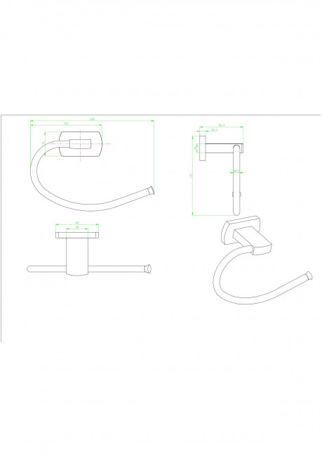 Бумагодержатель 95606