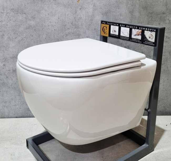 Подвесной унитаз-биде Сeramalux TR0199-BD TORNADO Подвесной унитаз-биде Сeramalux TR0199-BD TORNADO