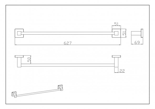 Полотенцедержатель 61908
