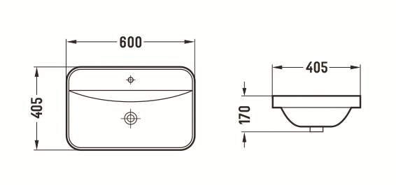 Раковина Ceramalux 78699 Раковина Ceramalux 78699