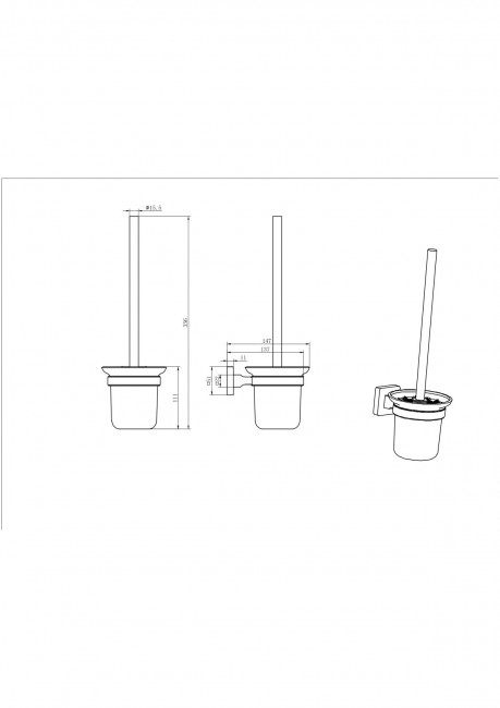 Ёршик подвесной 61913