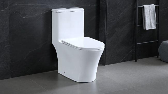 Напольный унитаз Сeramalux TR455MN (TR80687) монолит 1