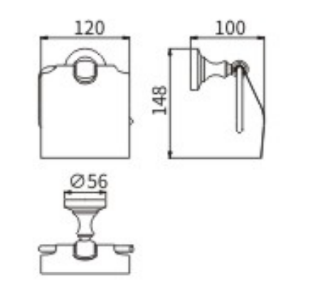 Бумагодержатель 52007
