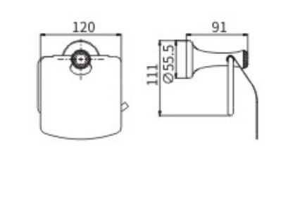 Бумагодержатель 88507G