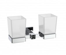 Стакан двойной подвесной 88603-1