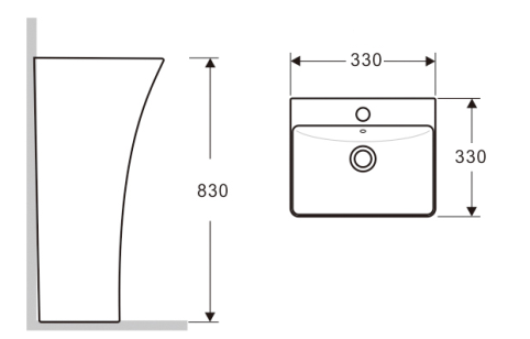 Умывальник CeramaLux G515