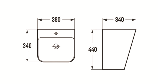 Раковина Ceramalux 500QMDH