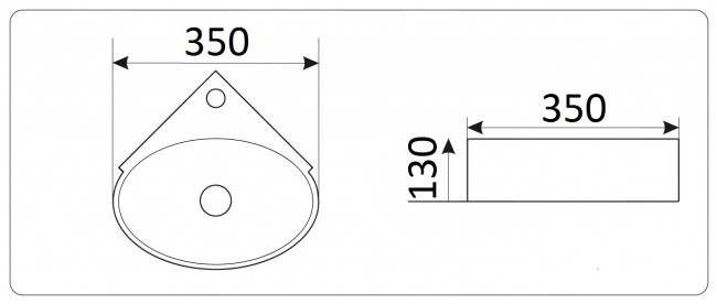 Умывальник CeramaLux 9359