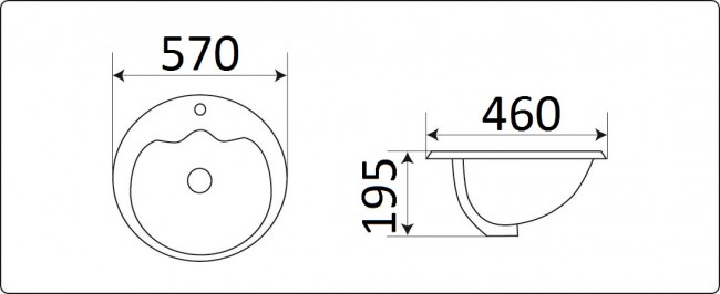 Умывальник CeramaLux 316