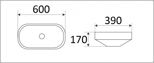 Умывальник CeramaLux 5006C Умывальник CeramaLux 5006C