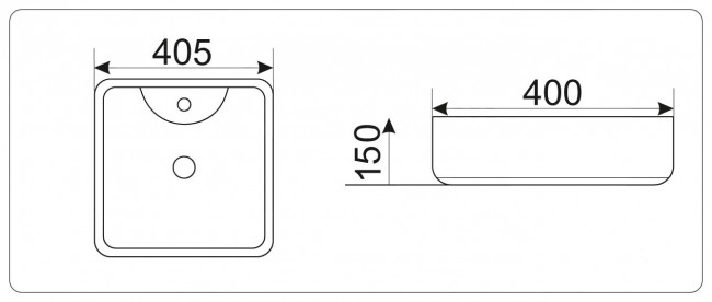 Умывальник CeramaLux 9443