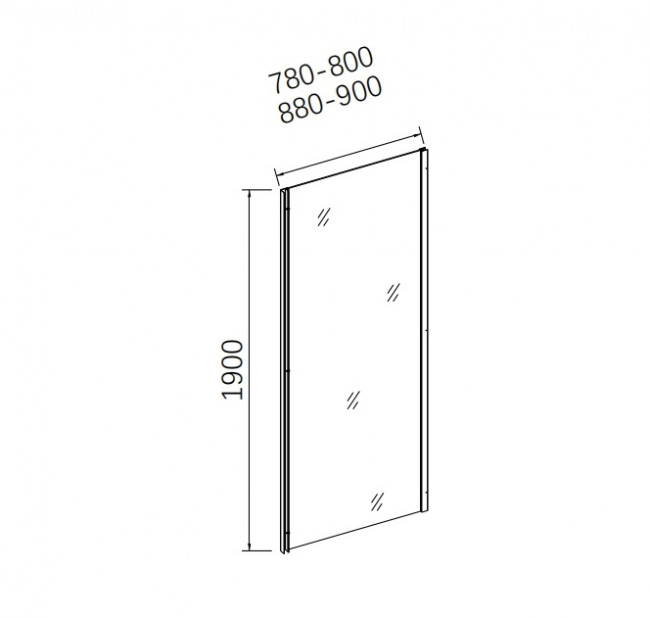 Перегородка стационарная CL80 Перегородка стационарная CL80