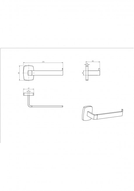 Держатель Для Бумаги 12607