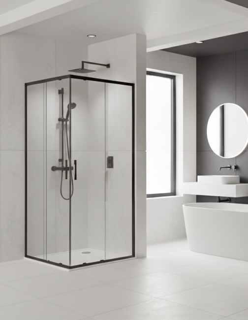 Душевое ограждение, раздвижная CL902B-100 Душевое ограждение, раздвижная CL902B-100