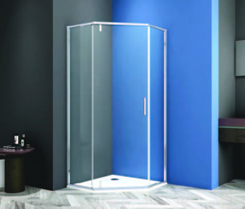Душевое ограждение, распашная трапецевидная CL1006-90