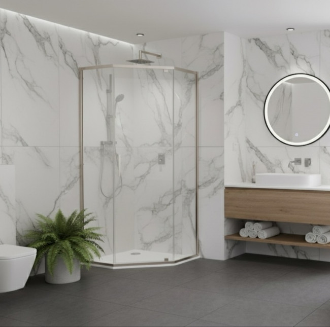 Душевое ограждение, распашная трапецевидная CL1006-90 Душевое ограждение, распашная трапецевидная CL1006-90