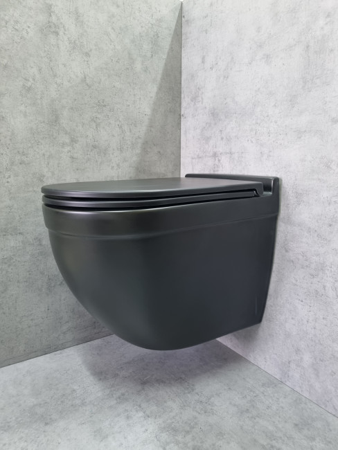 Унитаз подвесной CeramaLux 2198MB Унитаз подвесной CeramaLux 2198MB