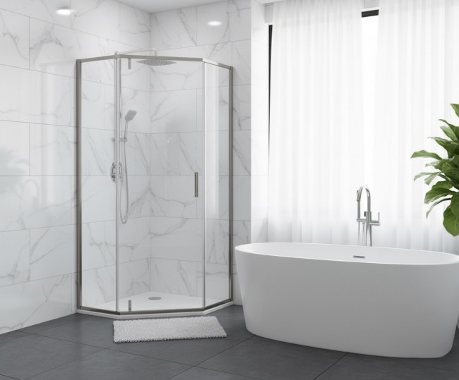 Душевое ограждение, распашная трапецевидная CL1006-100 Душевое ограждение, распашная трапецевидная CL1006-100