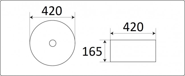 Умывальник CeramaLux C1056 Умывальник CeramaLux C1056