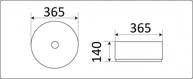Умывальник CeramaLux C1055 Умывальник CeramaLux C1055