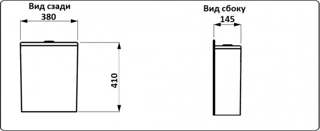 Унитаз напольный CeramaLux 1219A Унитаз напольный CeramaLux 1219A