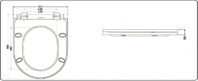 Унитаз напольный CeramaLux 1219A Унитаз напольный CeramaLux 1219A
