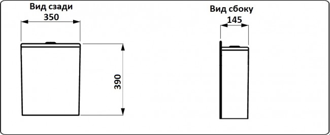 Унитаз напольный CeramaLux 1222A Унитаз напольный CeramaLux 1222A