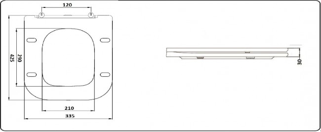 Унитаз напольный CeramaLux 1222A Унитаз напольный CeramaLux 1222A