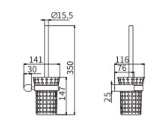 Ёршик подвесной 63113