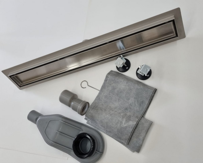 Трап CL6138GG/80 Ceramalux оружейная сталь , щелевой, нерж.сталь, 800 мм Трап CL6138GG/80 Ceramalux оружейная сталь , щелевой, нерж.сталь, 800 мм