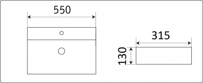 Умывальник CeramaLux 7836