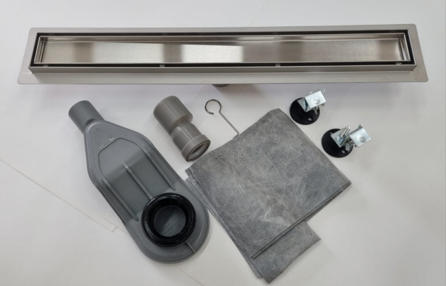 Трап CL6138/80 Ceramalux щелевой, нерж.сталь, сатин 800 мм Трап CL6138/80 Ceramalux щелевой, нерж.сталь, сатин 800 мм