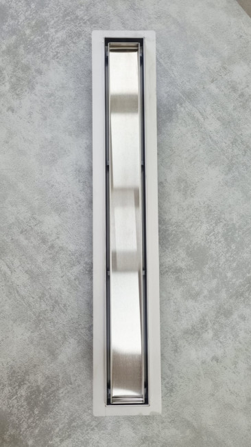 Трап CL6138/80 Ceramalux щелевой, нерж.сталь, сатин 800 мм Трап CL6138/80 Ceramalux щелевой, нерж.сталь, сатин 800 мм