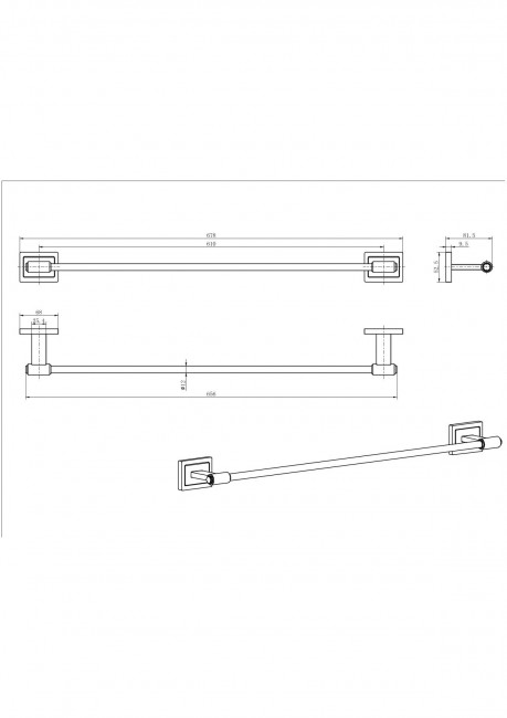 Полотенцедержатель 12308