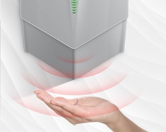 Сушилка для рук CeramaLux A1011 Серая