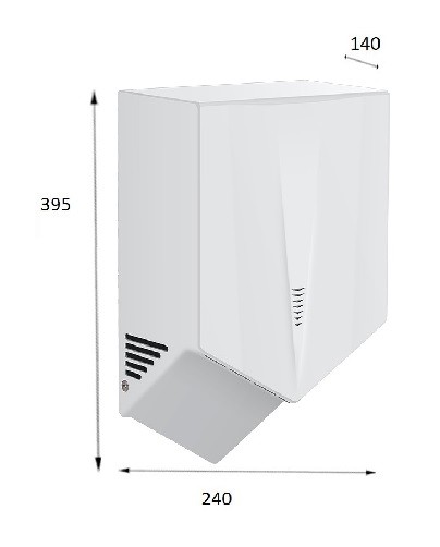 Сушилка для рук CeramaLux A1011 Серая