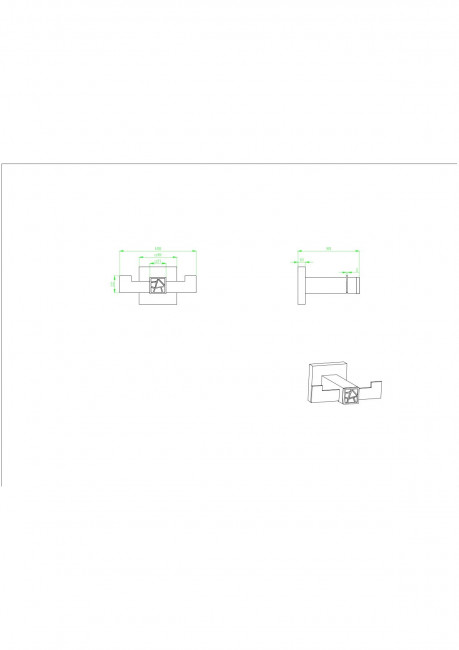 Крючок двойной 88601A-1