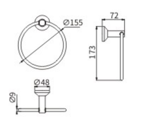Полотенцедержатель 78306