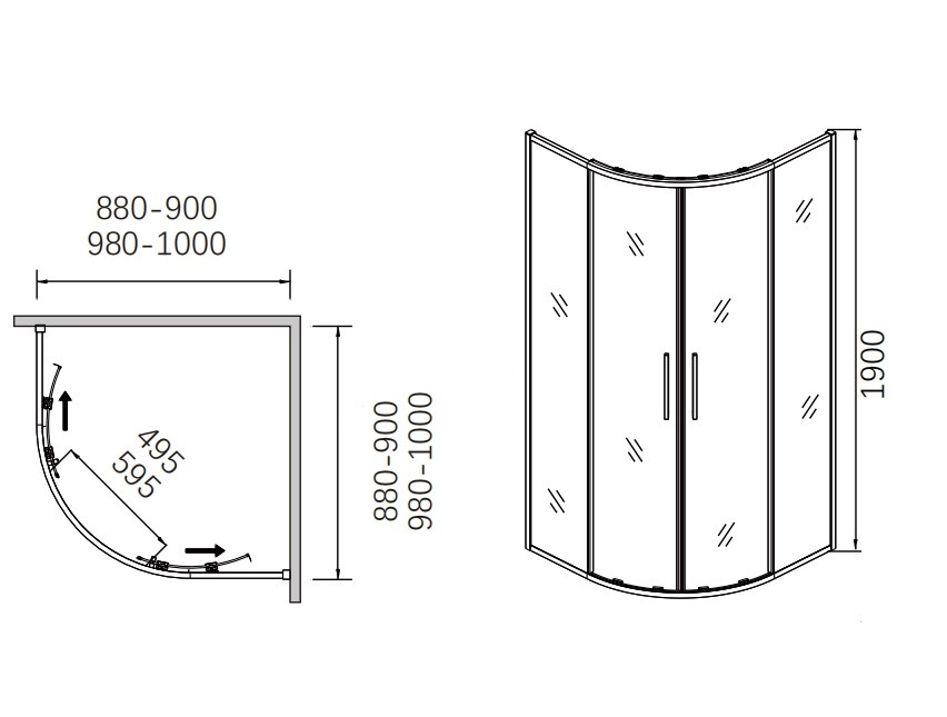 Душевая дверь