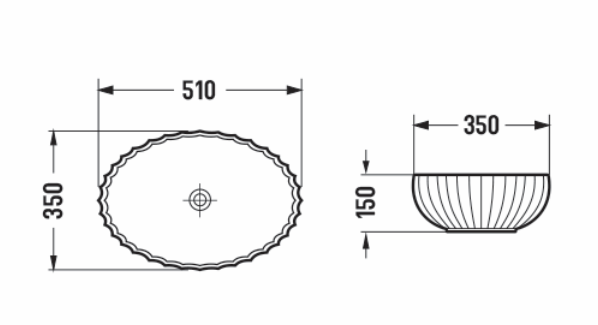 Раковина Ceramalux GL49A Раковина Ceramalux GL49A