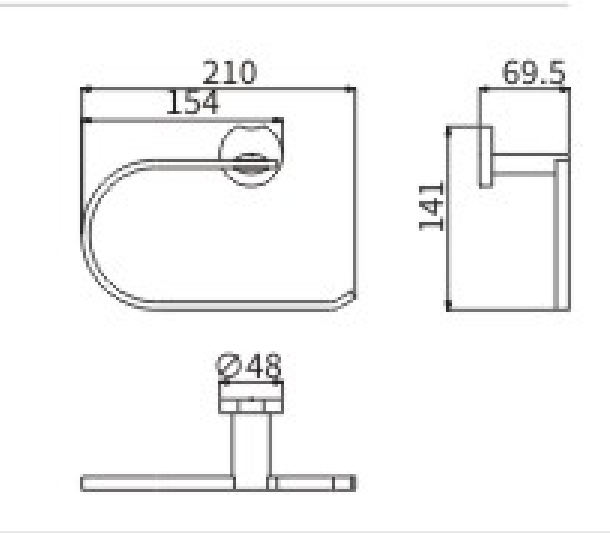 Бумагодержатель 53906
