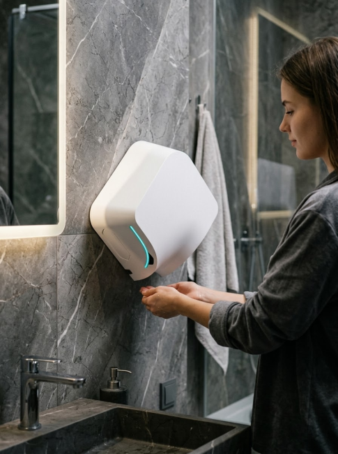 Сушилка для рук CeramaLux А3899 белый 