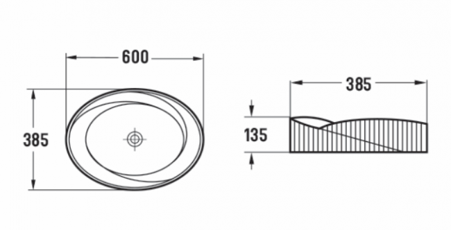 Раковина Ceramalux 78750MPG Раковина Ceramalux 78750MPG