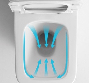 Унитаз напольный CeramaLux 2170 Унитаз напольный CeramaLux 2170