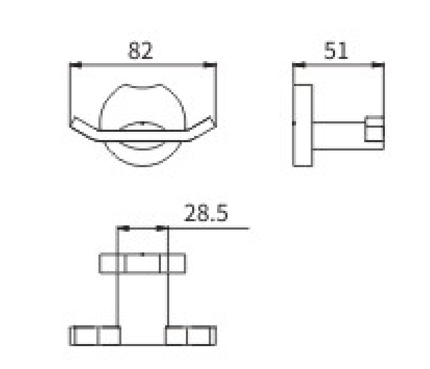 Крючок двойной 53901A