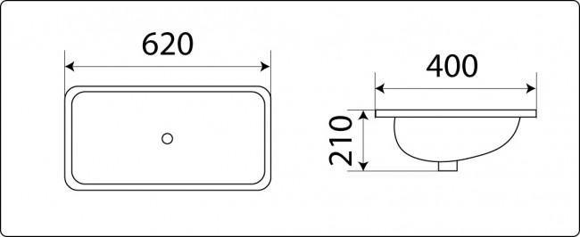 Умывальник CeramaLux 540F Умывальник CeramaLux 540F