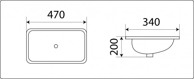 Умывальник CeramaLux 540N Умывальник CeramaLux 540N