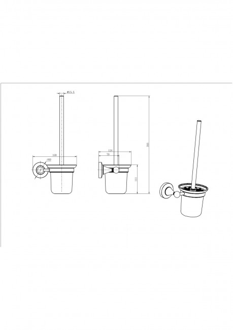 Ёршик подвесной 57513